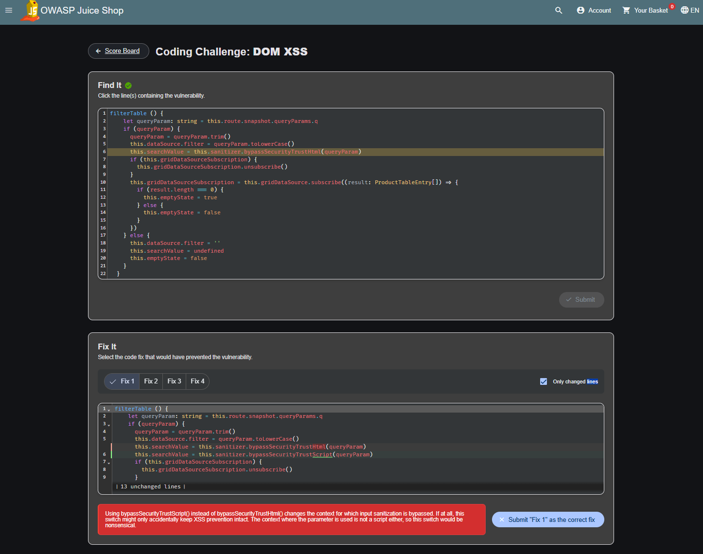 The new coding challenges UI