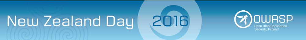 OWASP NZ Day 2016 - Web Banner