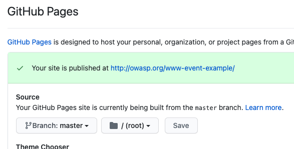 Event Site GitHub Pages Source Image